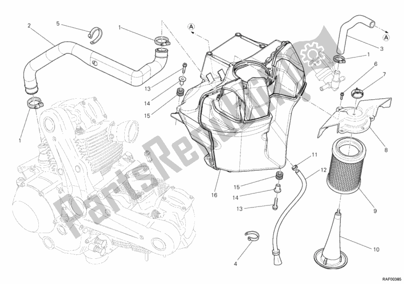 Todas as partes de Ingestão do Ducati Monster 795 Thailand 2012